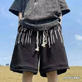 Shorts Masculino Estilo Retrô Americano – Streetwear Verão